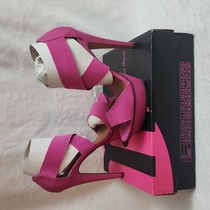 Hot Pink Platform Heels